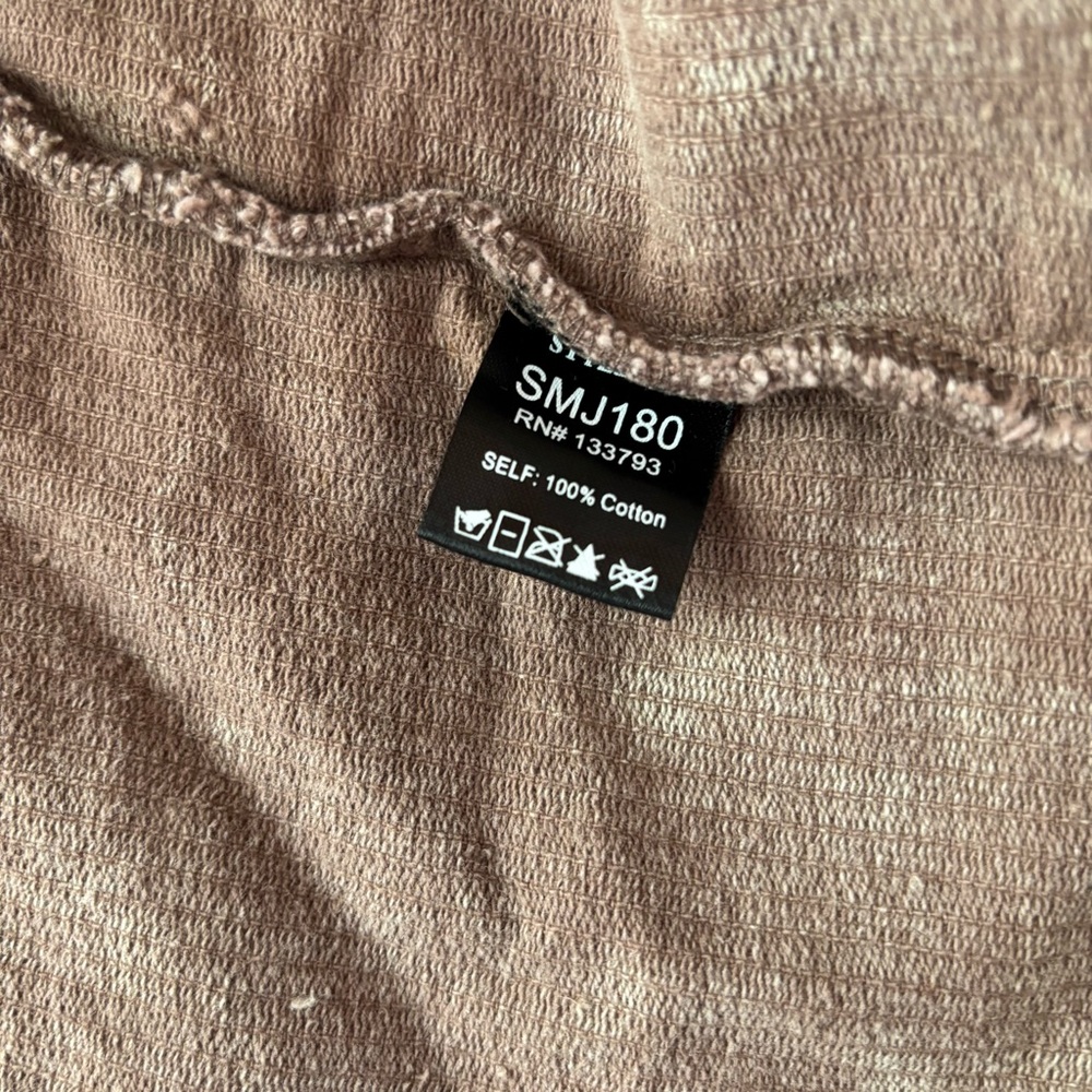 POL Oversized Open Raw Hem Corduroy Blazer Size Large - Picture 13 of 13